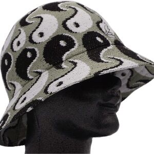 Kangol Black and White Yin Yang Bucket Hat